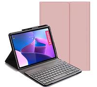 YHFZR Clavier étui pour Lenovo Tab P11 Pro 2nd 2022, QWERTY Slim PU Housse Détachable Wireless Clavier Keyboard sans Fil Coque pour Lenovo Tab P11 Pro 2nd 2022/ Pad Pro 2022 11.2'' 2022 TB-132U, Rose