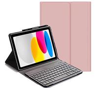 YHFZR Clavier étui pour Realme Pad 2 11,5 Pouce, QWERTY Slim PU Housse Détachable Wireless Clavier Keyboard sans Fil Coque pour Realme Pad 2 11,5 Pouce, Rose