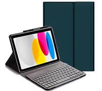 YHFZR Clavier étui pour Realme Pad 2 11,5 Pouce, QWERTY Slim PU Housse Détachable Wireless Clavier Keyboard sans Fil Coque pour Realme Pad 2 11,5 Pouce, Rose Vert