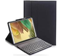 YHFZR Clavier étui pour Samsung Galaxy Tab A7 Lite 8.7, QWERTY Slim PU Housse Détachable Wireless Clavier Keyboard sans Fil Coque pour Samsung Galaxy Tab A7 Lite 8.7 SM-T225/T220, Noir