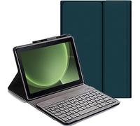 YHFZR Clavier étui pour Samsung Galaxy Tab Active 5 Pro 10,1'' SM-X350/X356B, AZERTY Slim PU Housse Détachable Wireless Clavier Keyboard sans Fil Coque, Vert