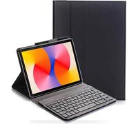 YHFZR Clavier étui pour Samsung Galaxy Tab S10 Lite Tablet 10,9 Pouce SM-X400/X406, QWERTY Slim PU Housse Détachable Wireless Clavier Keyboard sans Fil Coque, Noir