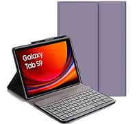 YHFZR Clavier étui pour Samsung Galaxy Tab S9 11'' 2023, AZERTY Slim PU Housse Détachable Wireless Clavier Keyboard sans Fil Coque pour Samsung Galaxy Tab S9 11'' 2023 X710/X716, Mauve