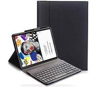 YHFZR Clavier étui pour Samsung Tab S6 Lite 2024, AZERTY Slim PU Housse Détachable Wireless Clavier Keyboard sans Fil Coque pour Samsung Tab S6 Lite 2024/2022 10,4'' P620/P615/P619, Noir
