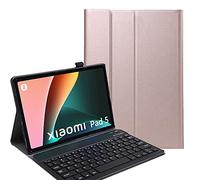 YHFZR Clavier étui pour Xiaomi Mi Pad 5/5 Pro 11 Pouces, AZERTY Slim PU Housse Détachable Wireless Clavier Keyboard sans Fil Coque pourXiaomi Mi Pad 5/5 Pro 11 Pouces, Rose Or