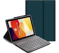 YHFZR Clavier étui pour Xiaomi Redmi Pad SE 11 Pouce, AZERTY Slim PU Housse Détachable Wireless Clavier Keyboard sans Fil Coque pour Xiaomi Redmi Pad SE 11 Pouce, Vert