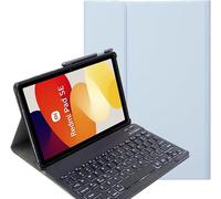 YHFZR Clavier étui pour Xiaomi Redmi Pad SE 11 Pouce, QWERTY Slim PU Housse Détachable Wireless Clavier Keyboard sans Fil Coque pour Xiaomi Redmi Pad SE 11 Pouce, Bleu