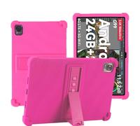 YHFZR Coque pour Blackview Mega 1 Tablet 11,5 Pouce, Silicone Antichoc Léger Housse de Protection avec Support Stand pour Blackview Mega 1 Tablet 11,5 Pouce, Rose