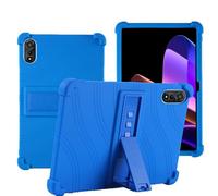 YHFZR Coque pour Blackview Mega 2 Tablet 12 Pouce, Silicone Antichoc Léger Housse de Protection avec Support Stand pour Blackview Mega 2 Tablet 12 Pouce, Bleu foncé
