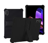 YHFZR Coque pour Blackview Mega 2 Tablet 12 Pouce, Silicone Antichoc Léger Housse de Protection avec Support Stand pour Blackview Mega 2 Tablet 12 Pouce, Noir