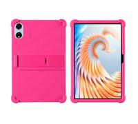 YHFZR Coque pour Blackview Mega 3 Tablet 12,1 Pouce, Silicone Antichoc Léger Housse de Protection avec Support Stand, Rose