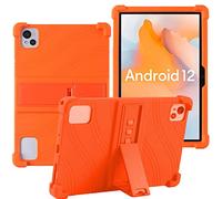 YHFZR Coque pour Blackview Tab 12 Pro 10 Pouce, Silicone Antichoc Léger Housse de Protection avec Support Stand pour Blackview Tab 12 Pro 10 Pouce, Orange