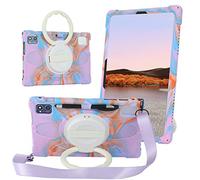 YHFZR Coque pour Blackview Tab 13, Support Rotatif Stand Silicone Antichoc Léger Housse de Protection pour Blackview Tab 13 /Blackview Tab 12 /Blackview Tab 7 10 Pouces, Colorée