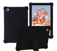 YHFZR Coque pour Blackview Tab 15, Silicone Antichoc Léger Housse de Protection avec Support Stand pour Blackview Tab 15 Tablet 10,5 Pouces, Noir