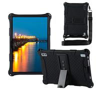 YHFZR Coque pour Blackview Tab10 10 Pouce, Silicone Antichoc Léger Housse de Protection avec Support Stand pour Blackview Tab10 10 Pouce, Noir