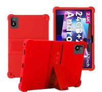 YHFZR Coque pour Blackview Tab18, Silicone Antichoc Léger Housse de Protection avec Support Stand pour Blackview Tab18 Tablet 12 Pouce, Rouge