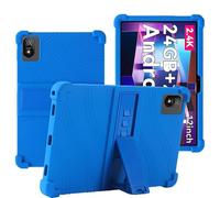 YHFZR Coque pour Blackview Tab18, Silicone Antichoc Léger Housse de Protection avec Support Stand pour Blackview Tab18 Tablet 12 Pouce, Bleu foncé