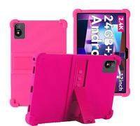 YHFZR Coque pour Blackview Tab18, Silicone Antichoc Léger Housse de Protection avec Support Stand pour Blackview Tab18 Tablet 12 Pouce, Rose