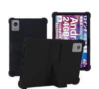 YHFZR Coque pour DOOGEE T20 Ultra Tablet 12 Pouce, Silicone Antichoc Léger Housse de Protection avec Support Stand pour DOOGEE T20 Ultra Tablet 12 Pouce, Noir