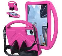 YHFZR Coque pour DOOGEE Tab A9+/A9 Pro+ Tablet 11 Pouce, Coque EVA avec Poignée Anti-dérapante et Bandoulière, Rose