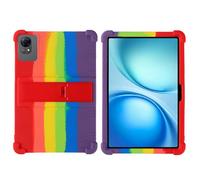 YHFZR Coque pour DOOGEE Tab G5/PRITOM Tab 11/ PRITOM Tab 12/ Relndoo P60/ VisuPad P60 Tablet 10 Pouce, Silicone Antichoc Léger Housse de Protection avec Support Stand, Coloré