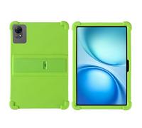 YHFZR Coque pour DOOGEE Tab G5/PRITOM Tab 11/ PRITOM Tab 12/ Relndoo P60/ VisuPad P60 Tablet 10 Pouce, Silicone Antichoc Léger Housse de Protection avec Support Stand, Vert