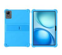 YHFZR Coque pour DOOGEE Tab G5/PRITOM Tab 11/ PRITOM Tab 12/ Relndoo P60/ VisuPad P60 Tablet 10 Pouce, Silicone Antichoc Léger Housse de Protection avec Support Stand, Bleu