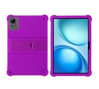 YHFZR Coque pour DOOGEE Tab G5/PRITOM Tab 11/ PRITOM Tab 12/ Relndoo P60/ VisuPad P60 Tablet 10 Pouce, Silicone Antichoc Léger Housse de Protection avec Support Stand, Violet