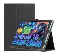 YHFZR Coque pour DOOGEE U13 Tablet 13 Pouce - Ultra Slim PU Cuir Coque Case avec Stand Étui Housse, Noir