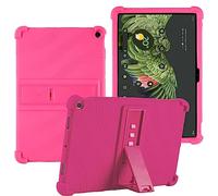 YHFZR Coque pour Google Pixel Tablet 11 Pouce 2023, Silicone Antichoc Léger Housse de Protection avec Support Stand pour Google Pixel Tablet 11 Pouce 2023, Rose