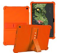 YHFZR Coque pour Google Pixel Tablet 11 Pouce 2023, Silicone Antichoc Léger Housse de Protection avec Support Stand pour Google Pixel Tablet 11 Pouce 2023, Orange