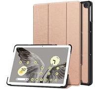 YHFZR Coque pour Google Pixel Tablet 11 Pouce 2023 - Ultra Slim PU Cuir Coque Case avec Stand Étui Housse pour Google Pixel Tablet 11 Pouce 2023, Or Rose