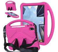 YHFZR Coque pour Huawei MatePad 11.5 S/Huawei MatePad Air 11.5 Tablet, Coque EVA avec Poignée Anti-dérapante et Bandoulière, Rose
