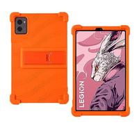 YHFZR Coque pour Lenovo Legion Y700 2023/Y700 Gen 2 8,8 Pouce, Silicone Antichoc Léger Housse de Protection avec Support Stand pour Lenovo Legion Y700 2023/Y700 Gen 2 8,8 Pouce, Orange