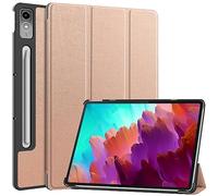 YHFZR Coque pour Lenovo Pad Pro 12,7 Pouce - Ultra Slim PU Cuir Coque Case avec Stand Étui Housse pour Lenovo Pad Pro 12,7 Pouce, Or Rose
