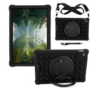 YHFZR Coque pour Lenovo Tab 10,1 Pouce 2025 TB-311FU/TB-311XU, Support Rotatif Stand Silicone Antichoc Léger Housse de Protection, Noir