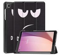 YHFZR Coque pour Lenovo Tab M8 4th Gen 8" - Ultra Slim PU Cuir Coque Case avec Stand Étui Housse pour Lenovo Tab M8 4th Gen 8" TB-300FU, Œil