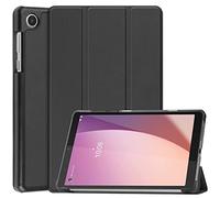 YHFZR Coque pour Lenovo Tab M8 4th Gen 8" - Ultra Slim PU Cuir Coque Case avec Stand Étui Housse pour Lenovo Tab M8 4th Gen 8" TB-300FU, Noir