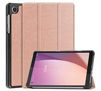 YHFZR Coque pour Lenovo Tab M8 4th Gen 8" - Ultra Slim PU Cuir Coque Case avec Stand Étui Housse pour Lenovo Tab M8 4th Gen 8" TB-300FU, Or Rose