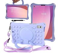 YHFZR Coque pour Lenovo Tab M9 9" TB-310FU, Support Rotatif Stand Silicone Antichoc Léger Housse de Protection pour Lenovo Tab M9 9" TB-310FU, Violet