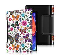 YHFZR Coque pour Lenovo Yoga Pad Pro 13 - Ultra Slim PU Cuir Coque Case avec Stand Étui Housse pour Lenovo Yoga Pad Pro 13" YT-K606F, Fleur