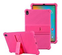 YHFZR Coque pour Nokia T10 8.0", Silicone Antichoc Léger Housse de Protection avec Support Stand pour Nokia T10 8.0", Rose