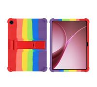 YHFZR Coque pour Oppo Pad Air 5/ OnePlus Pad Go 2 Tablet 12,1 Pouce, Silicone Antichoc Léger Housse de Protection avec Support Stand, Coloré