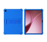 YHFZR Coque pour Oppo Pad Air 5/ OnePlus Pad Go 2 Tablet 12,1 Pouce, Silicone Antichoc Léger Housse de Protection avec Support Stand, Bleu foncé