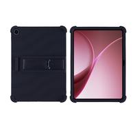 YHFZR Coque pour Oppo Pad Air 5/ OnePlus Pad Go 2 Tablet 12,1 Pouce, Silicone Antichoc Léger Housse de Protection avec Support Stand, Noir