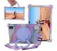 YHFZR Coque pour Oppo Pad Air, Support Rotatif Stand Silicone Antichoc Léger Housse de Protection pour Oppo Pad Air 10,4 Pouce, Colorée-A