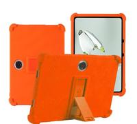 YHFZR Coque pour Oppo Pad Neo 11,4 Pouce, Silicone Antichoc Léger Housse de Protection avec Support Stand pour Oppo Pad Neo 11,4 Pouce, Orange