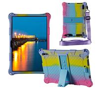 YHFZR Coque pour OSCAL Pad8 Tablette 10 Pouce, Silicone Antichoc Léger Housse de Protection avec Support Stand pour OSCAL Pad8 Tablette 10 Pouce, Rose-A