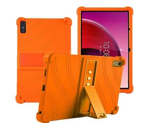 YHFZR Coque pour Realme Pad 2 11,5 Pouce, Silicone Antichoc Léger Housse de Protection avec Support Stand pour Realme Pad 2 11,5 Pouce, Orange