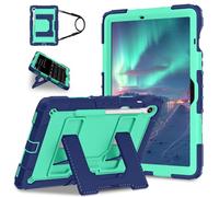 YHFZR Coque pour Samsung Galaxy Tab S10 Lite/S10 FE/S9 FE 10,9 Pouce /S9 11 Pouce, Housse Coque Rigide Protection Intégrale Antichoc avec Protecteur d'écran Intégré, Vert